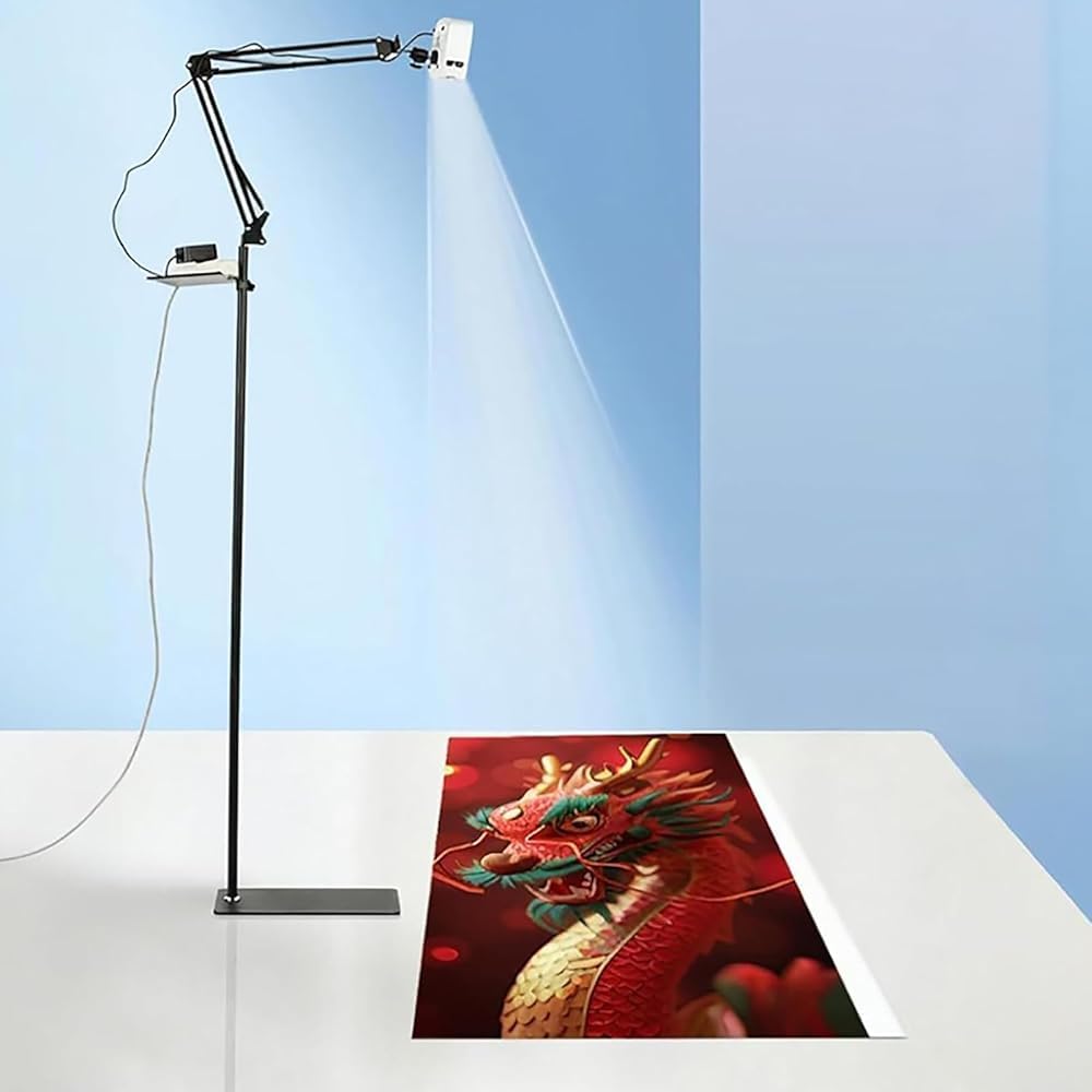 Proiettore per tracciamento da disegno, regolabile, compatibile con telefoni e tablet, con accessori per schizzi per principianti e progetti fai da te