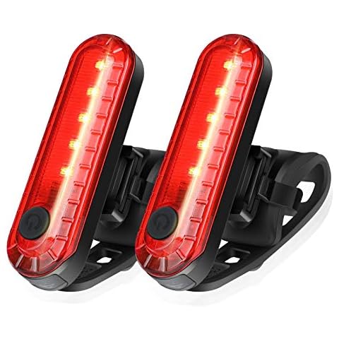 Ascher USB Rechargeable LED Bike Tail Light Cover