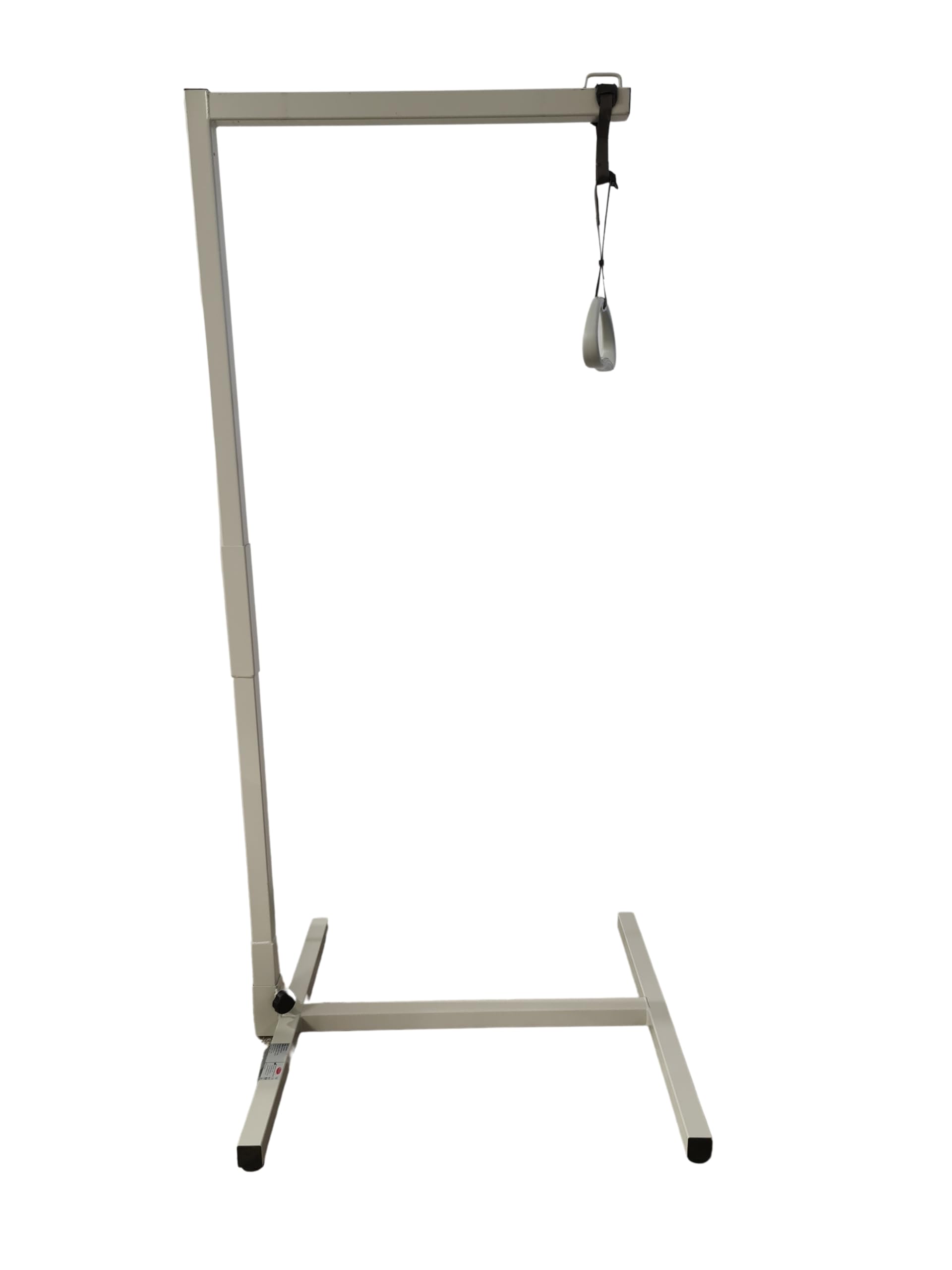 Rehaforum Supporto universale per letto in acciaio, con manico triangolare, autoportante, per letto normale, maniglia trapezoidale