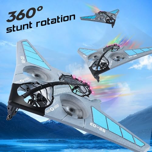 Foam Remote Control Drone 2.4GHz Remote Control Airplane 360 ° Stunt Rotation for Kids Children 3 Battery - Image 3