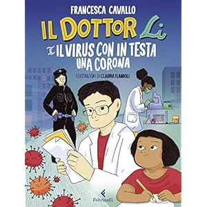 Il Dottor Li e il virus con in testa una corona