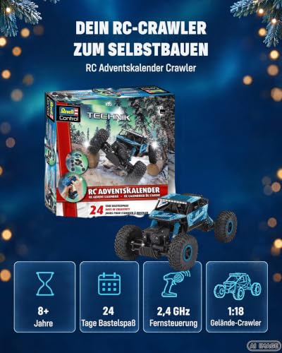 Revell Control RC Adventskalender Crawler | Geländefahrzeug 1:18, 2,4 GHz – Ansicht 2