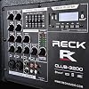 Proreck Club 3200 12 بوصة 4000 واط دي جي/مدعوم السلطة الفلسطينية نظام مكبر الصوت كومبو مجموعة مع بلوتوث/أوسب/سد بطاقة (اثنين من مكبرات الصوت ومجموعة مكبرات الصوت 4 X مصفوفة)