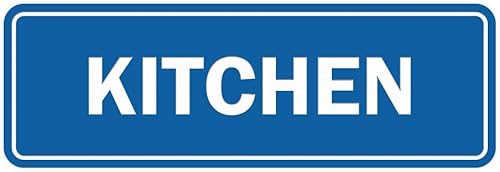 Miniatura 36 de Signs ByLITA Letrero de cocina estándar (plata cepillada) - Grande Brushed Silver,Negro y dorado,Azul / Patchwork,Oro cepillado,Marrón