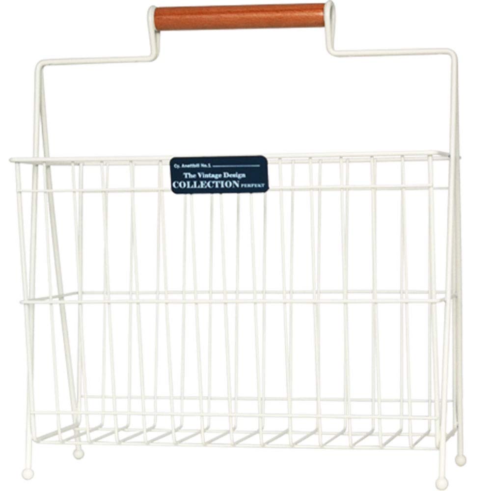 Portariviste Rivista Metal Cestello Portaoggetti File Desktop Organizer Eye-Catching Decorazione per Interni Ministero degli Interni per Volantini Lettere Block Notes e Mappe