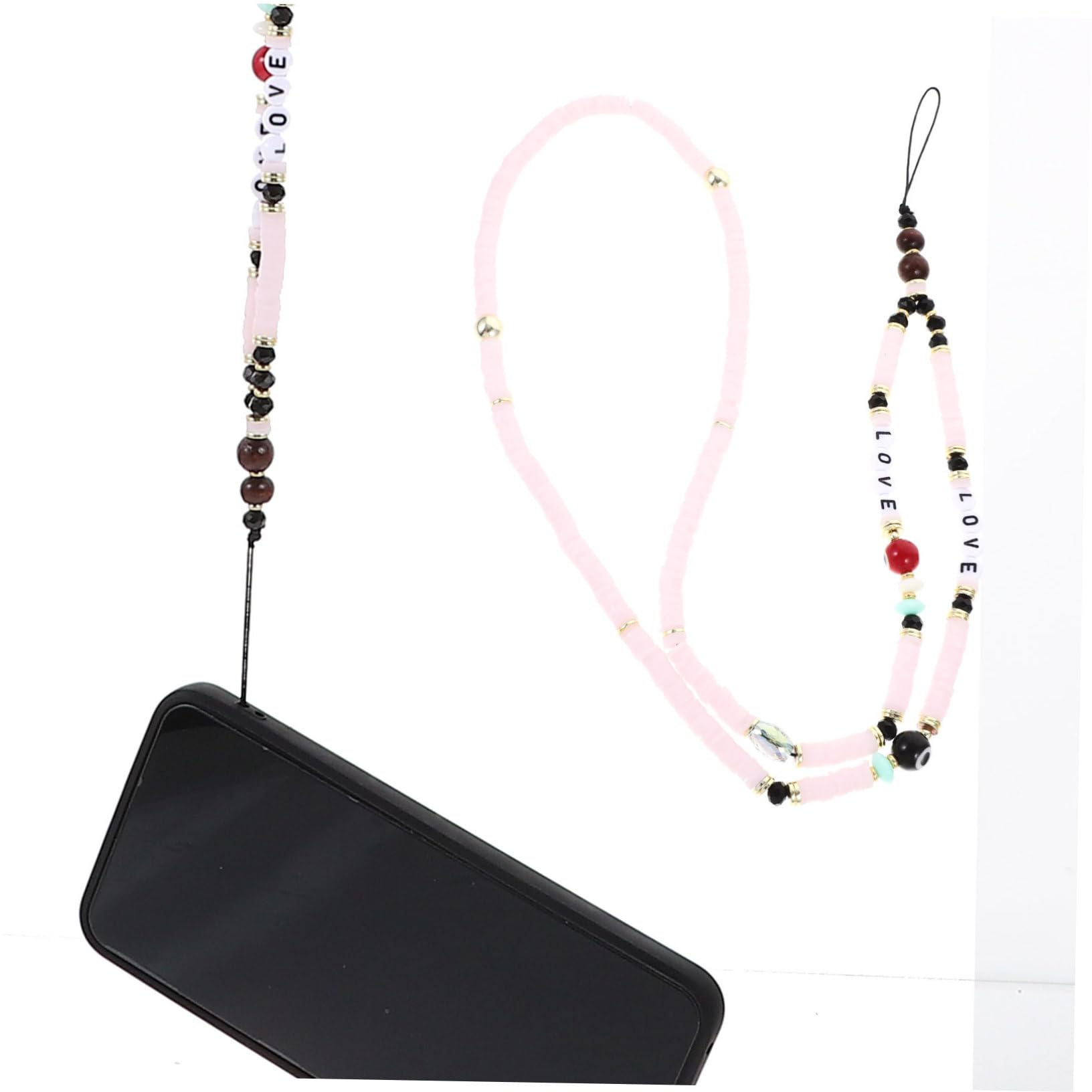 Gadpiparty Cadena Étnica Sencilla Para Teléfono Pulsera Con Tarjeta De Pantalla Correa Para Teléfono Celular Correas Para La Muñeca Cordón Con Cuentas De Ojo Amuletos De Mano Cordón