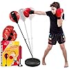 EMAAS Punching Bag Set for Kids with Boxing Gloves & Hand Pump – 3-8 Years Old Adjustable Kids Punching Bag with Stand…
