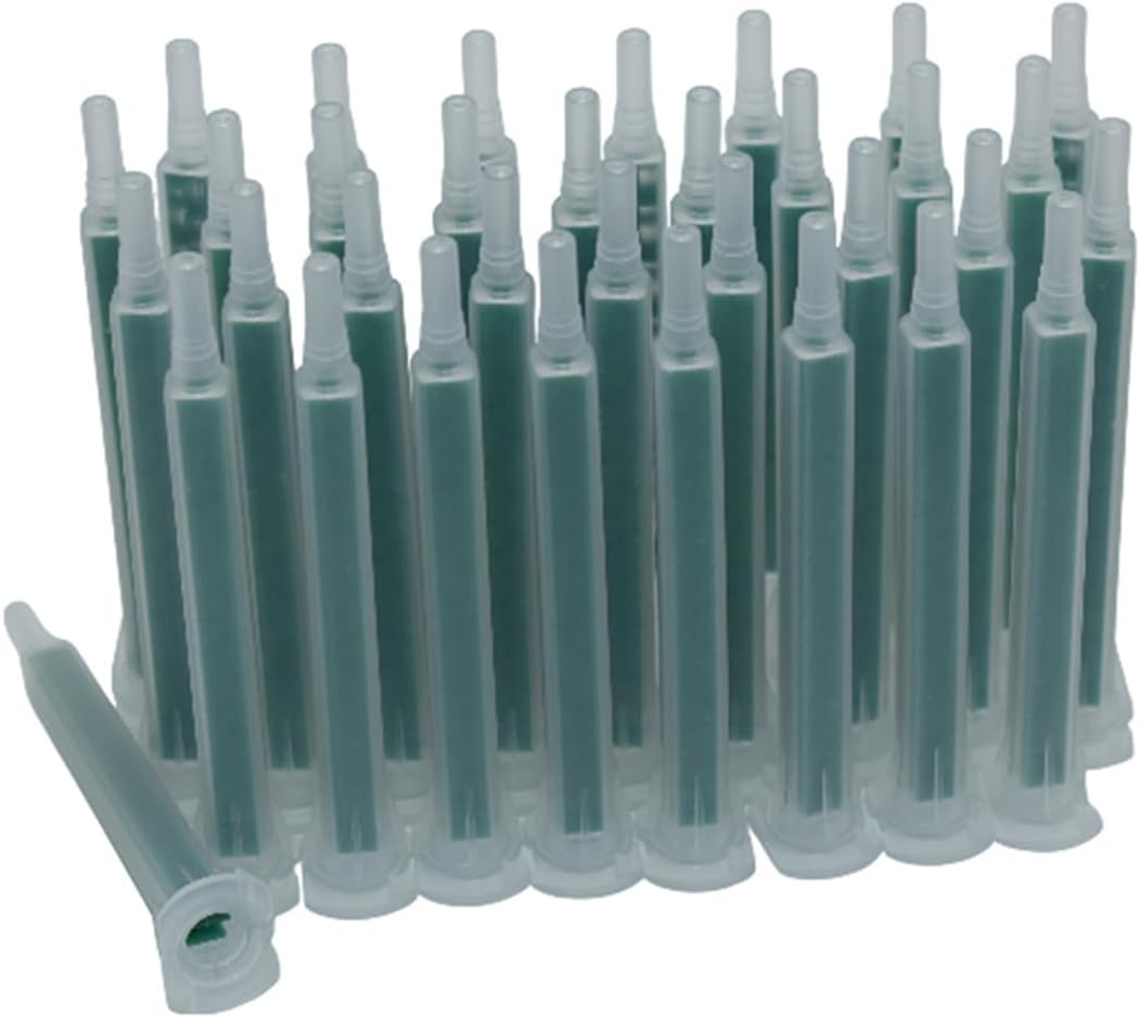 50pcs 1:1 Epoxy Resin Mixing Nozzle AB Glue Adhesive Gun Static Mixer Mix Tip