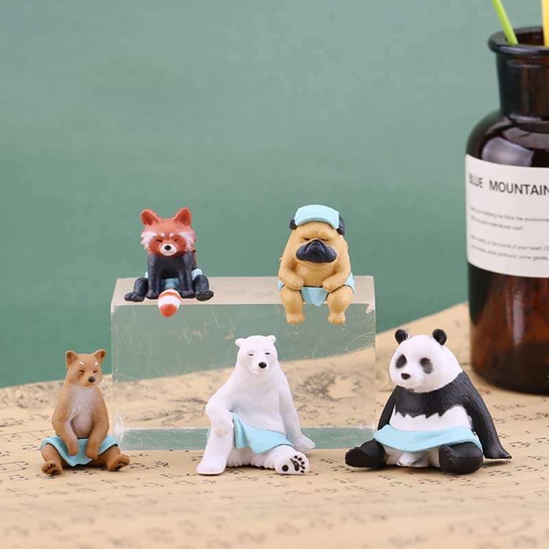 Amazon.co.jp: Yavoluy 動物サウナセット 5点入り 動物 犬 熊 パンダ