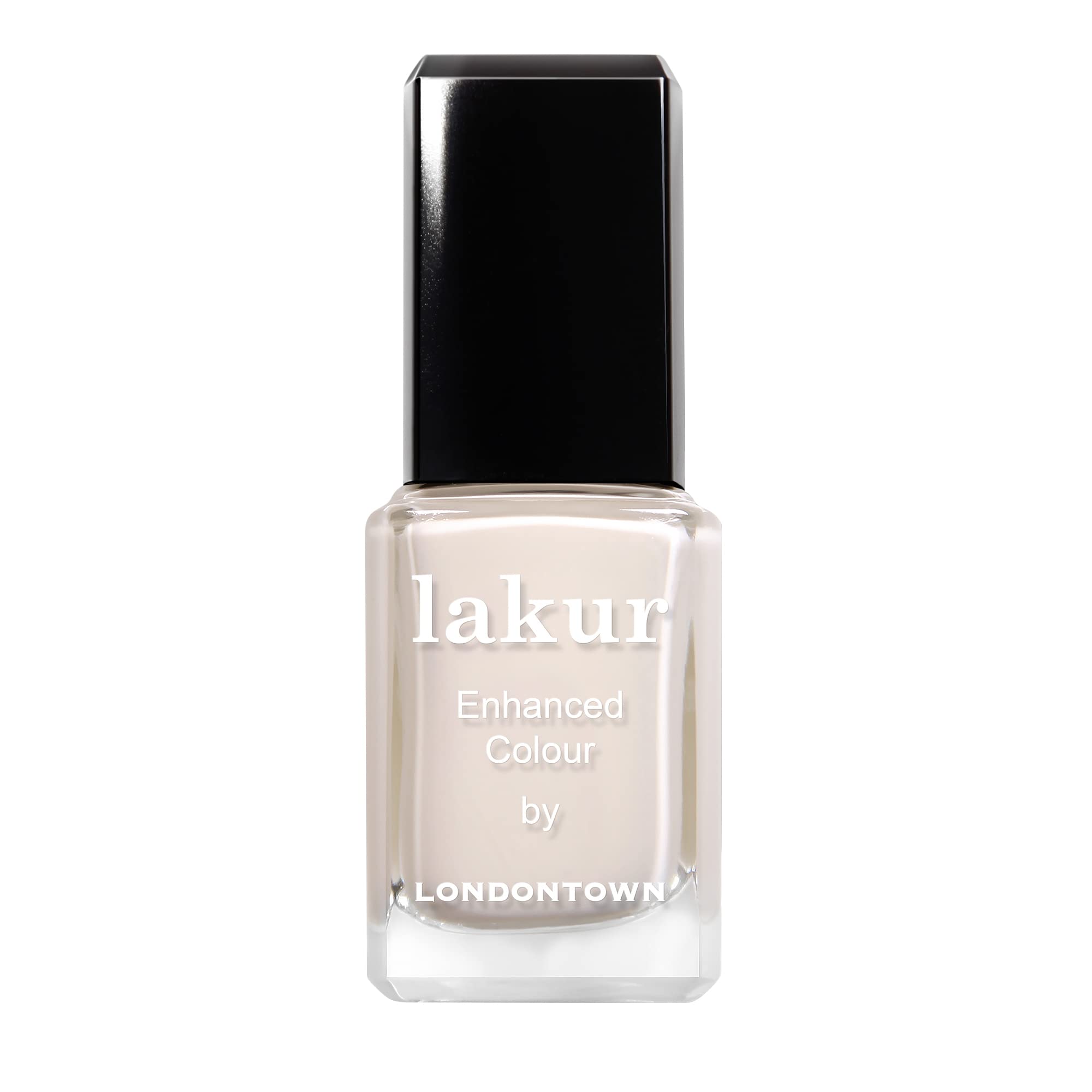 lakur Nail Polish - Chip-Resistant, Non-Toxic, Conditions & Hydrates Nails Shimmery Silver Glitter