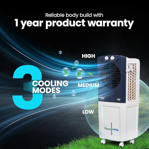 Image of Voltas Frost Air 60 Room Air Cooler for Home, with Swing Control (60 Litre Tank Capacity, Water Level Indicator, Honeycomb Cooling Media, White)