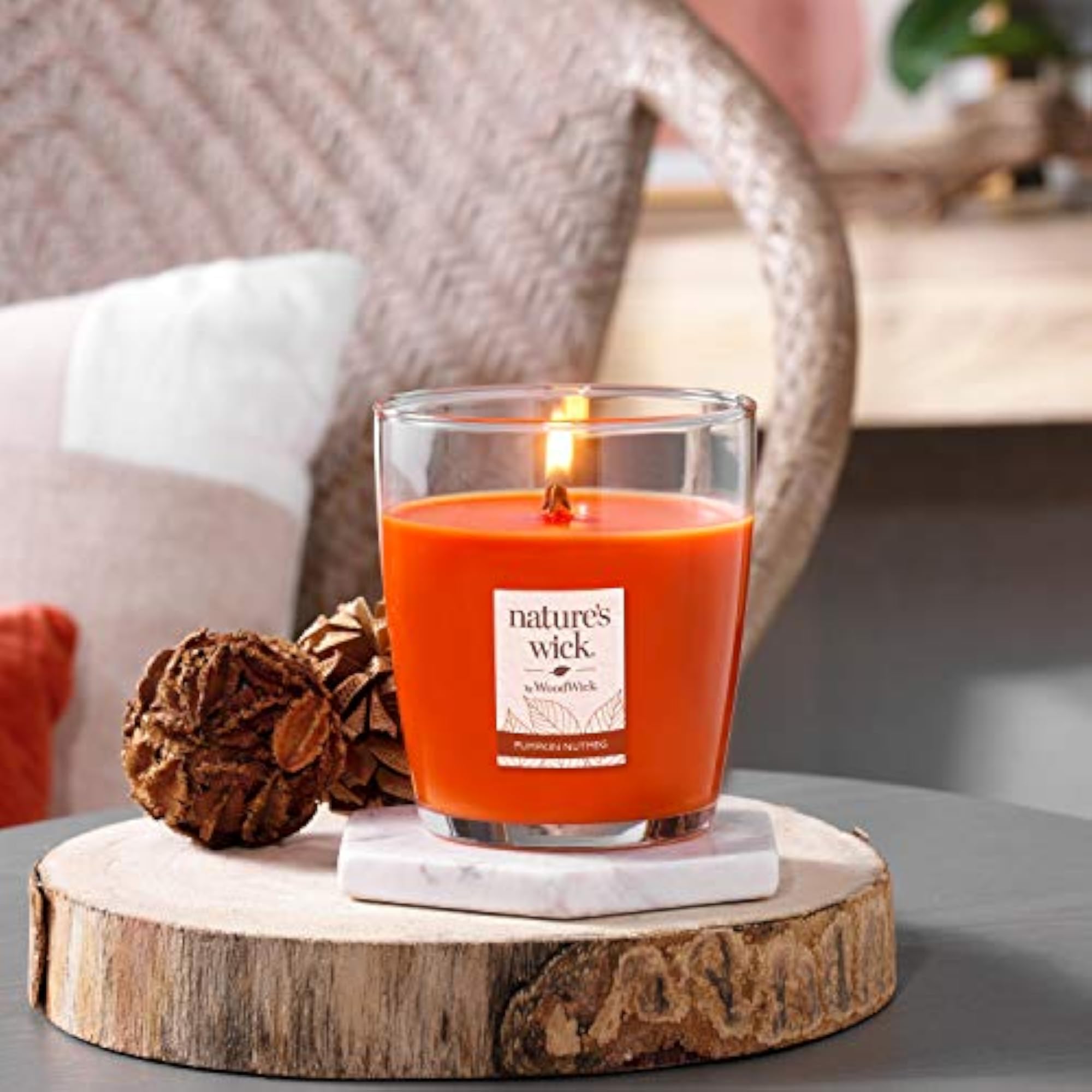 Nature's Pumpkin Nutmeg Candle