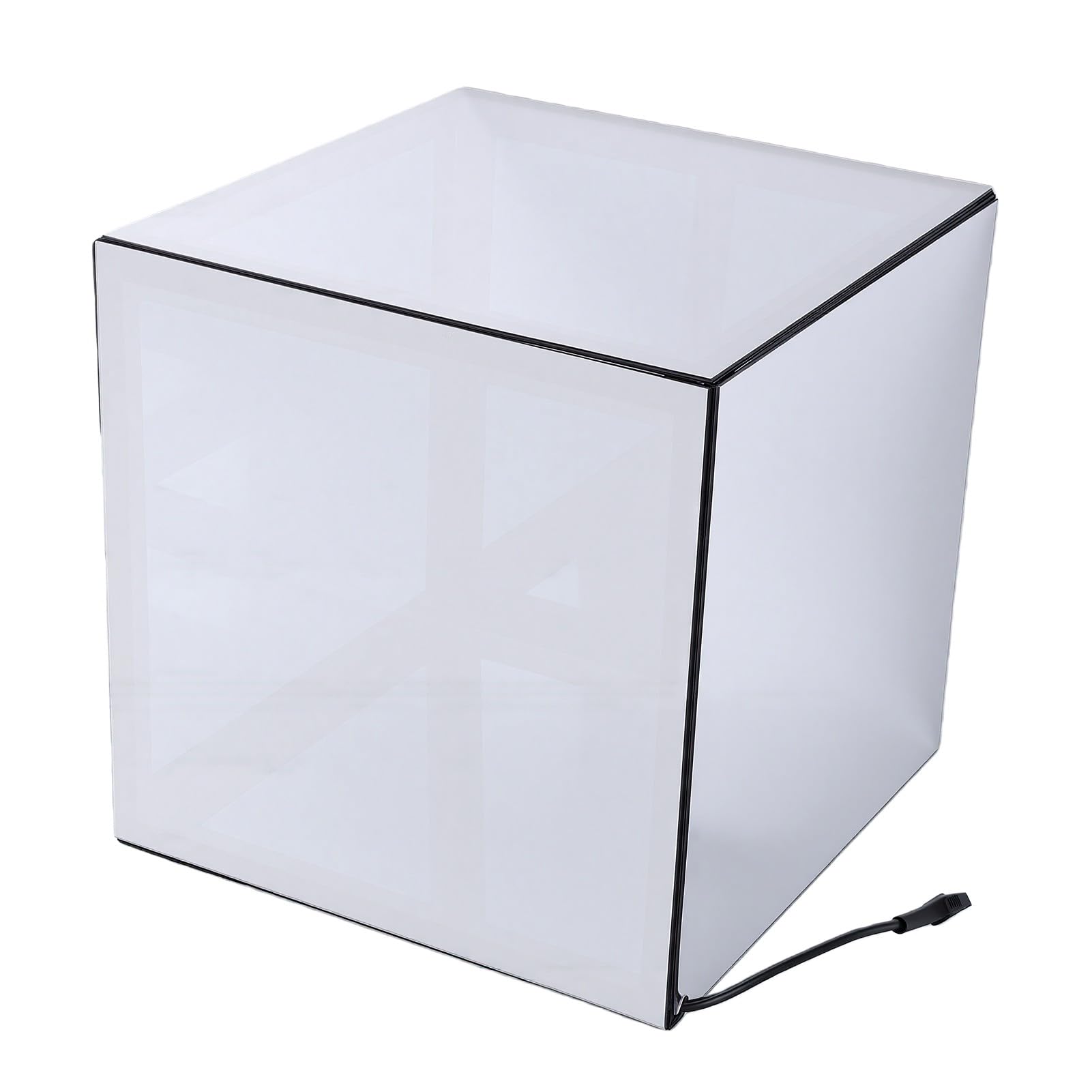 Hyuduo LED Cube Light, 7.9in 3D Infinity Mirror con Sincronizzazione