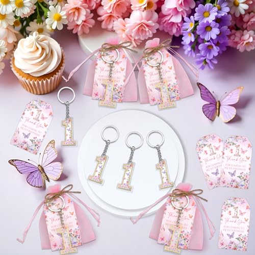 Image of Party Favors Theme Baby-Shower Keychain Set