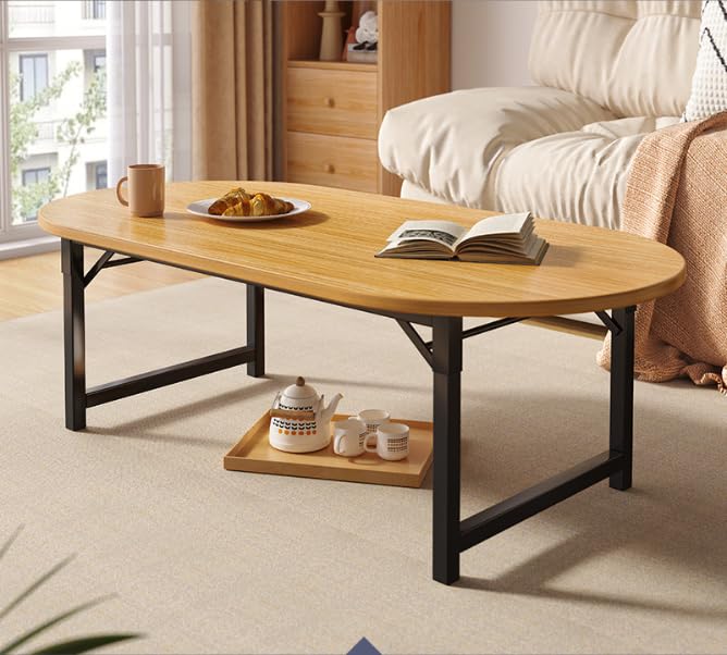 Tables Basses Pliantes en métal noir pour salon et bureau