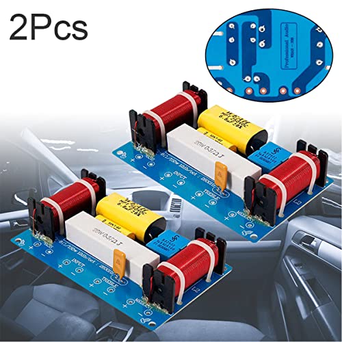 Drisentri 2Pcs 120W Speaker 3 Way Audio Frequency Divider Loudspeaker 3 Unit Crossover Filters For Speakers #TOP3