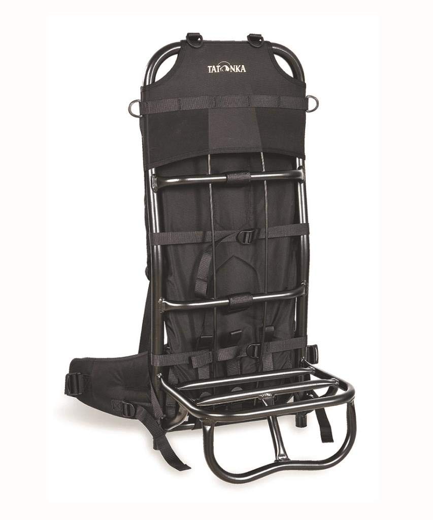 Tatonka Lastenkraxe - Kraxe mit verstellbarem Tragesystem & Packriemen Easy Strap 18mm / 2m - Zwei Spanngurte mit Metallschließe - 1,8 cm breit und 200 cm lang