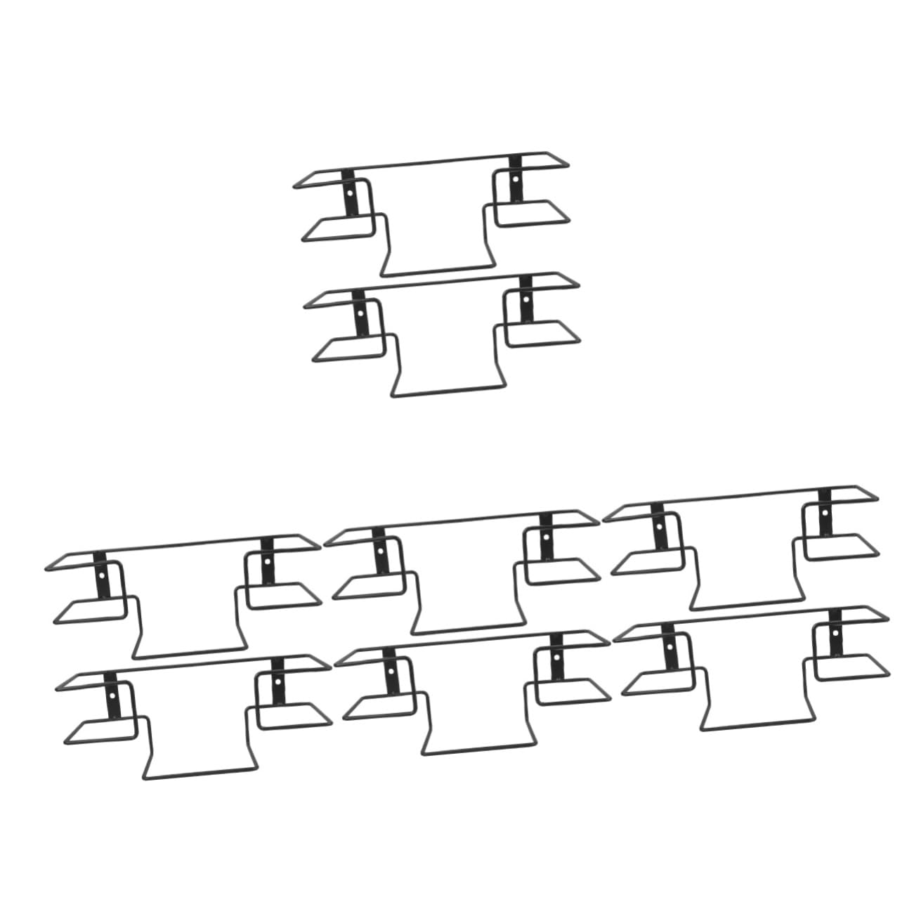 ULTECHNOVO 8piezas Soporte De Pared para Cajas De Guantes y Pañuelos Organizador Multifuncional Ahorra Espacio Oficina y Hogar Fácil Instalación y Acceso Rápido
