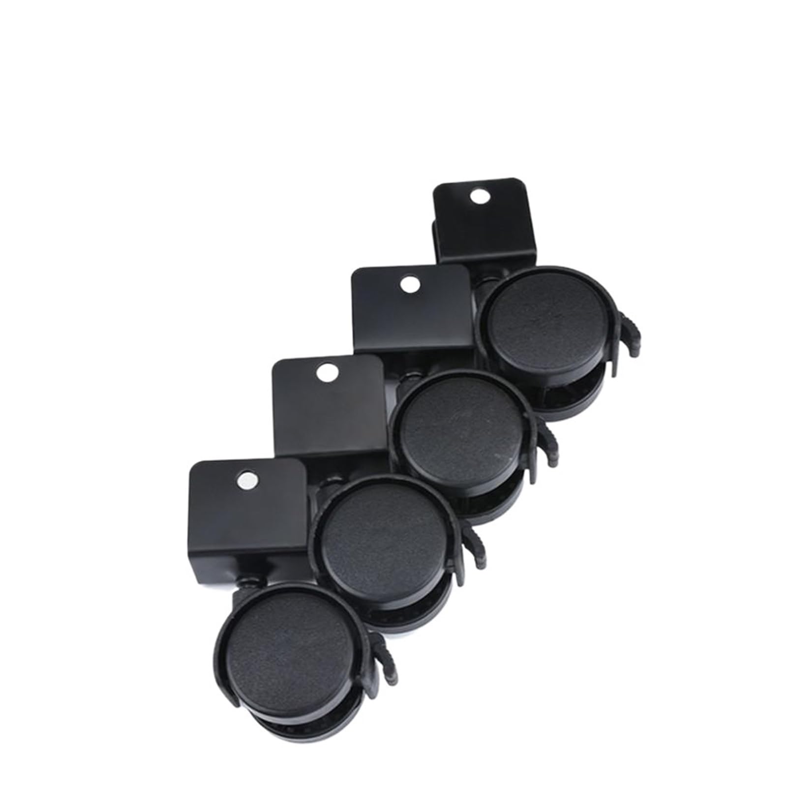 MXXDMOPD 4 Pieces/lot 1.5 inch U-Shaped Plywood Universal Wheel Furniture Chair Caster with Brake(With Brake,22)