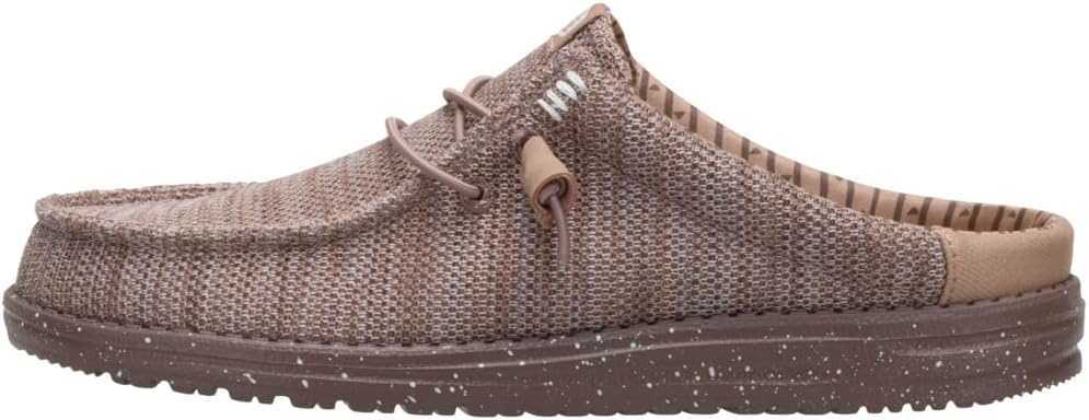 HEYDUDE Men's Wally Slip Stretch Canvas | Men's Shoes | Men Slip-on Loafers | Comfortable & Light-Weight