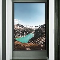 Framed Canvas Mountain Lake View Global Landscape Mountain Multicolor Photography Relax/Calm - 16x24 inches