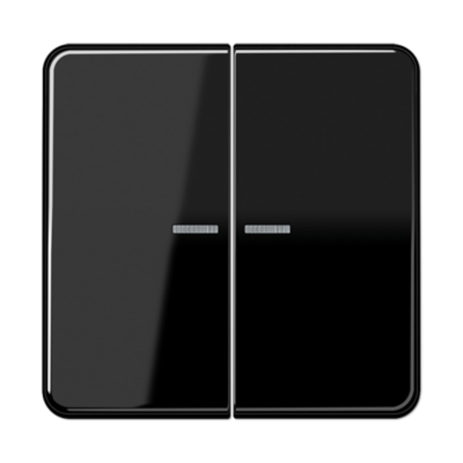 Touche KNX RF finition haut de gamme JUNG CD10921STRFSW interrupteur noir