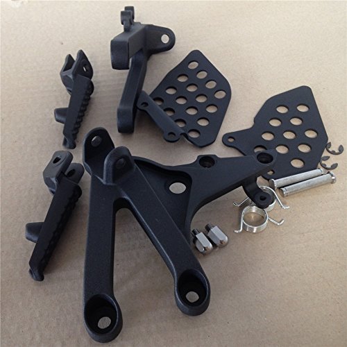 Black Front Rider Foot Pegs Bracket Fit For Honda Cbr600Rr Rr 2007 200 – Moto Life Products