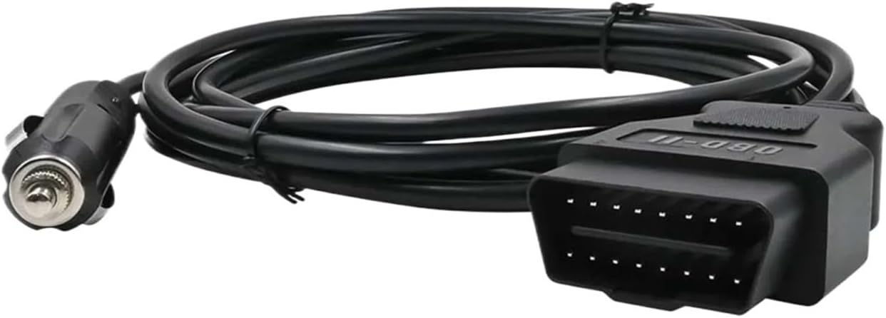 12V Car Cigarette Lighter Extension Cable Charger with Crocodile Clip Connecting Wire Socket Plug Emergency Power Combination(Black)