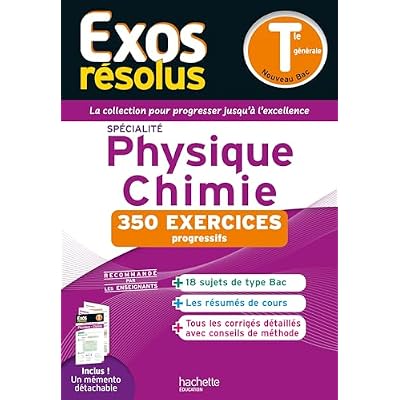 Exos r&eacute;solus sp&eacute;cialit&eacute; Physique-Chimie Tle