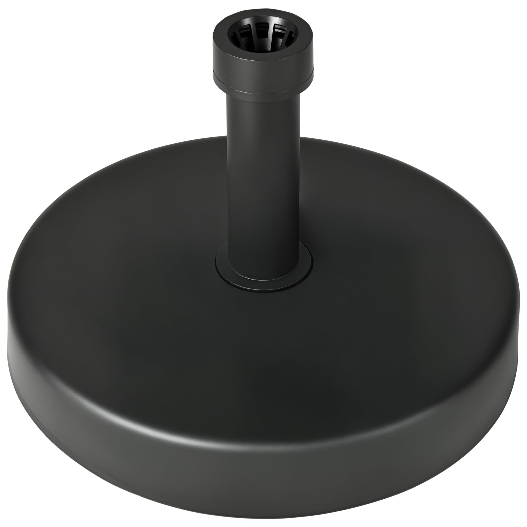 Outsunny Base per Ombrellone da Giardino in Plastica PP Max 18kg di Peso, Ø45x33 cm, Nero