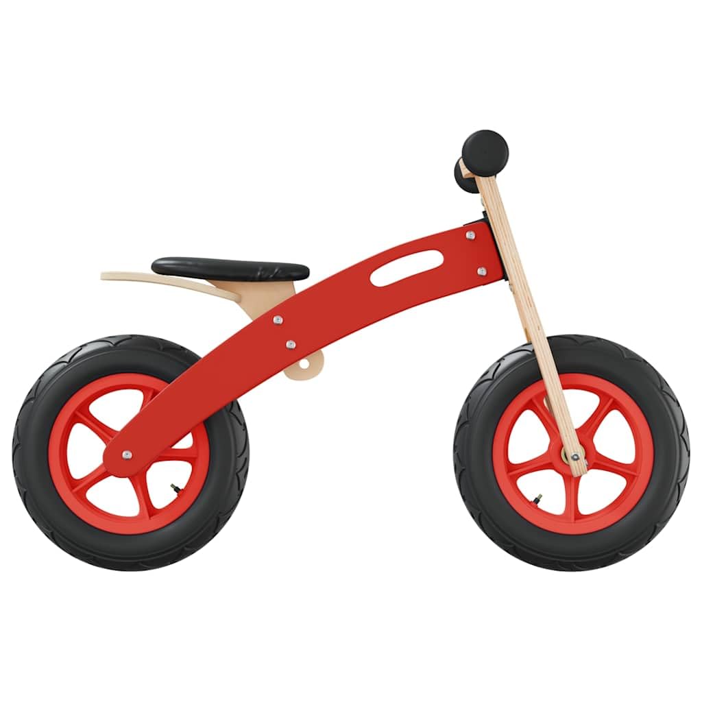 Generico Bicicletta Senza Pedali per Bambini con Pneumatici Aria Rossa