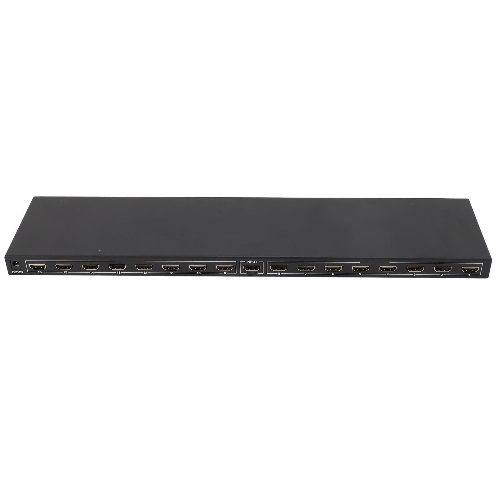 Controlador de Video Wall, 4x4 4K, Expansión de Espacio de Pantalla, Interfaz Multimedia HD, Empalmador de Video para Televisores (Enchufe de la UE)