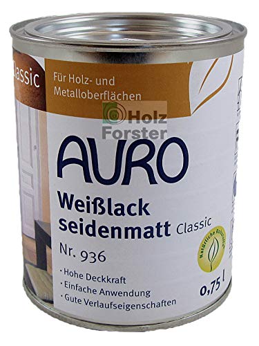 Preisvergleich Produktbild AURO Weißlack, seidenmatt, Classic - 0,75L