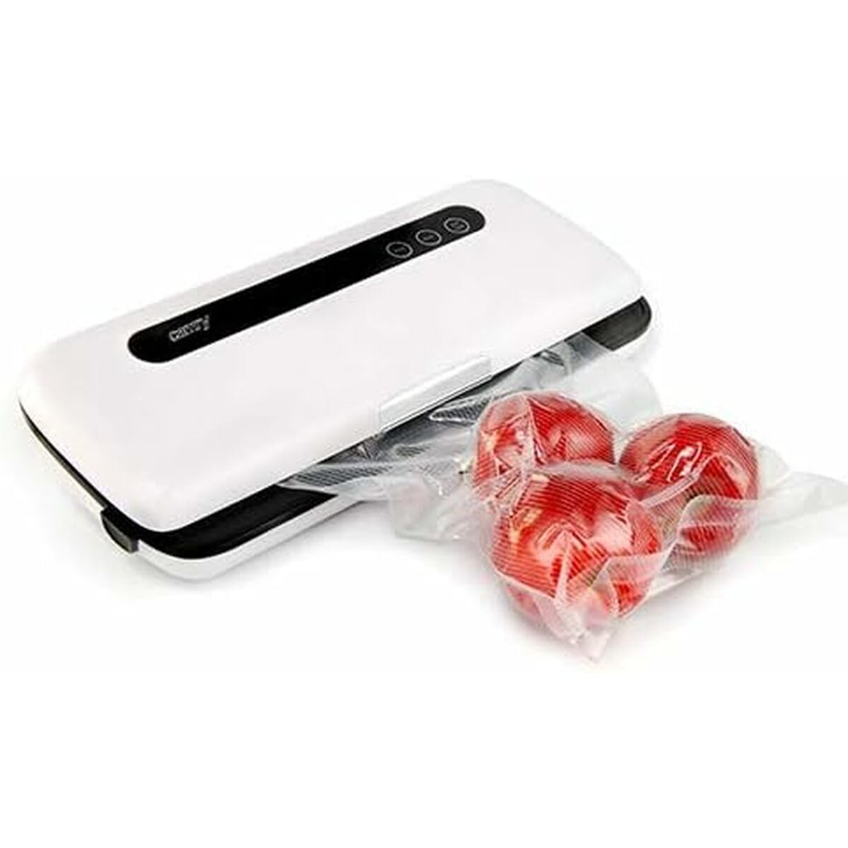 Camry CR4470 Envasadora al Vacío para Alimentos Doméstica, Sellado Automático, Seco y Líquidos, Sous Vide, 110W, Incluye 5 Bolsas 20x30 cm, Rollo 20 x 200 cm, Talla única
