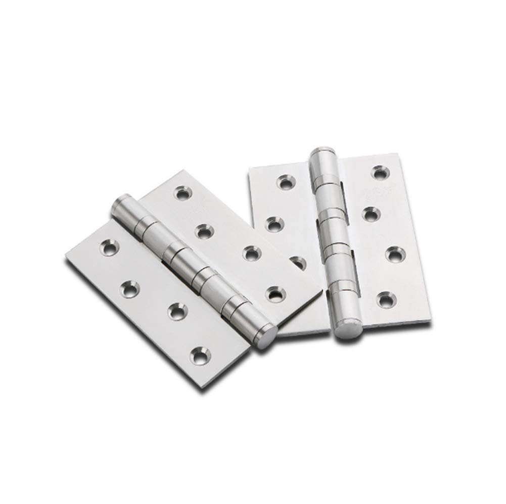 AKOAK 2 Pcs Stainless Steel Hinge, 4 inch Thick Hinge for Home Building Cabinets