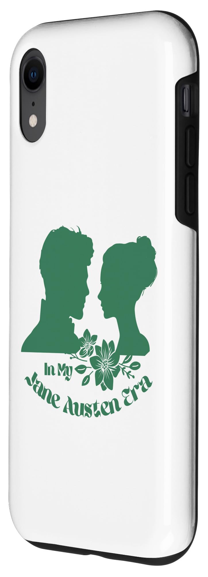 iPhone XR In My Jane Austen Era Gentleman Lady Flowers Case - Image 2