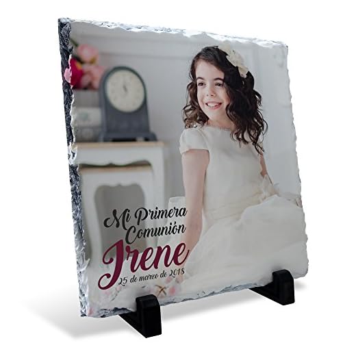 LolaPix Portafotos Cuadrado 15x15. Regalo Personalizado con Foto. Recuerdo Original. Varios tamaño y Formas. Cuadrada 15x15cm