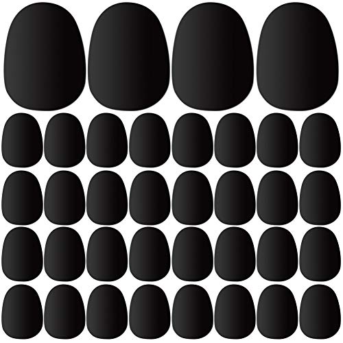 36 parches para boquilla, 0,8 mm, para saxofón y clarinete, color negro Cover