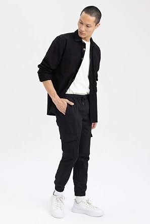 DeFacto Men's W8024az Casual Trousers