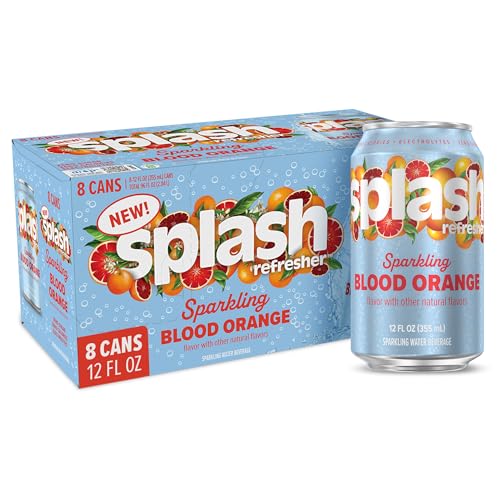 Image of SPLASH REFRESHER Flavored Sparkling Water in Cans - 12 Fl Oz, 8 Pack