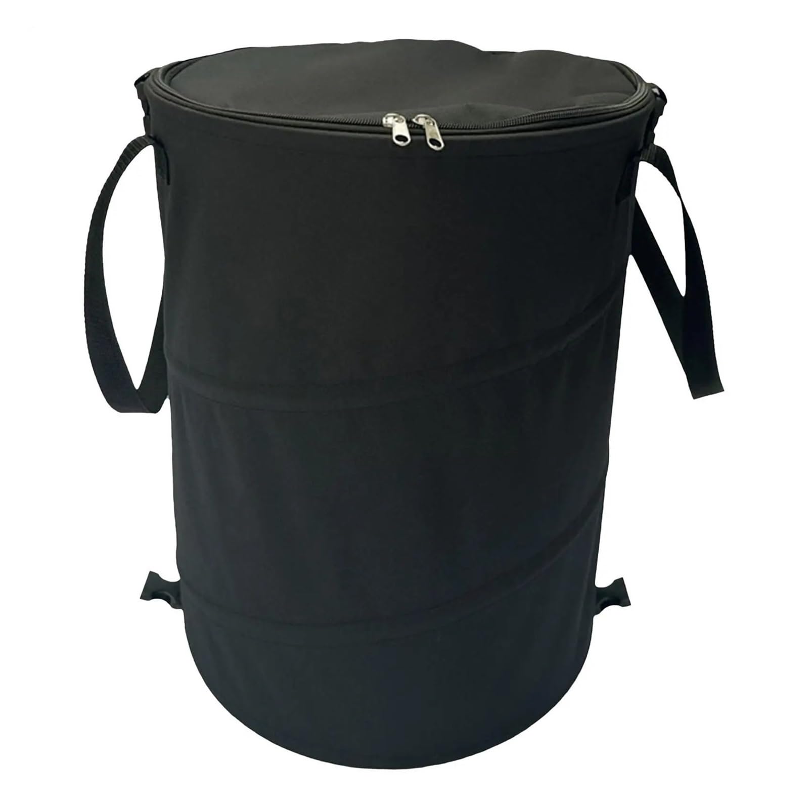 Sacchi Da Giardinaggio Pop Up Bidone della spazzatura da campeggio 37 litri, pattumiera esterno pop-up, secchio di stoccaggio portatile, borsa giardino pieghevole, cestino for vestiti sporchi(Black)