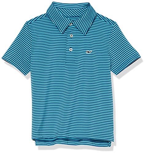 Image of Vineyard Vines Kids Bradley Stripe Sankaty Polo (Toddler /Little Kids /Big Kids)