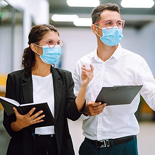 Torege Safety Goggles, Pink Safety Glasses With Anti-Fog And Anti-Blue Light Lense, Light And Comfortable, Perfect Alternatives To Regular Protective Eyewear Goggles For Nurses(Light Pink&Clear Lens) #TOP5