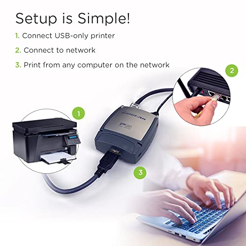 Iogear 1-Port Usb 2.0 Print Server, Gpsu21 #TOP6