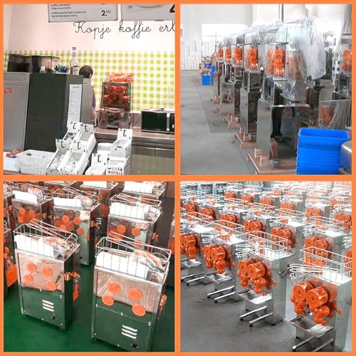 Exprimidor Automático De Naranjas: Extracción De Alta Eficiencia, Diseño Fácil De Limpiar, Funcionamiento Silencioso para Uso Comercial.