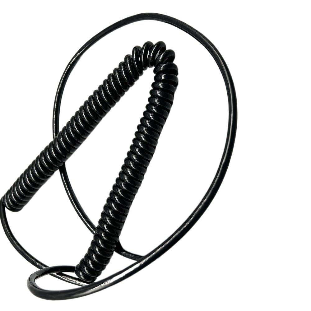 1 zwinięty, kręcony przewód sprężynowy, 24 rdzenie 0,25 mm | Ekranowany kabel koła zamachowego Drut sprężynowy Obrabiarka CNC Łącząca gołą kurtkę poliuretanową(Stretch 3 meter)