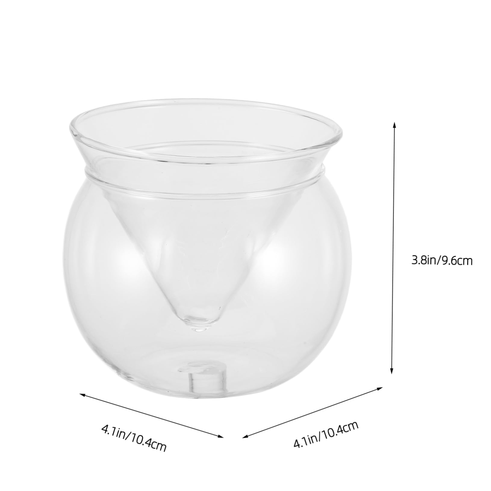 FUNOMOCYA Cocktail Glass Creative Design Home Glass Cup Bar Accessory Easy Parties