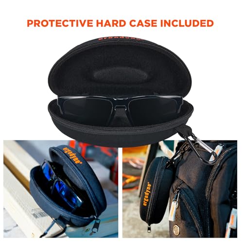 Image of Ergodyne Skullerz SIXTEN Safety Sunglasses with Side Shields, Anti Fog