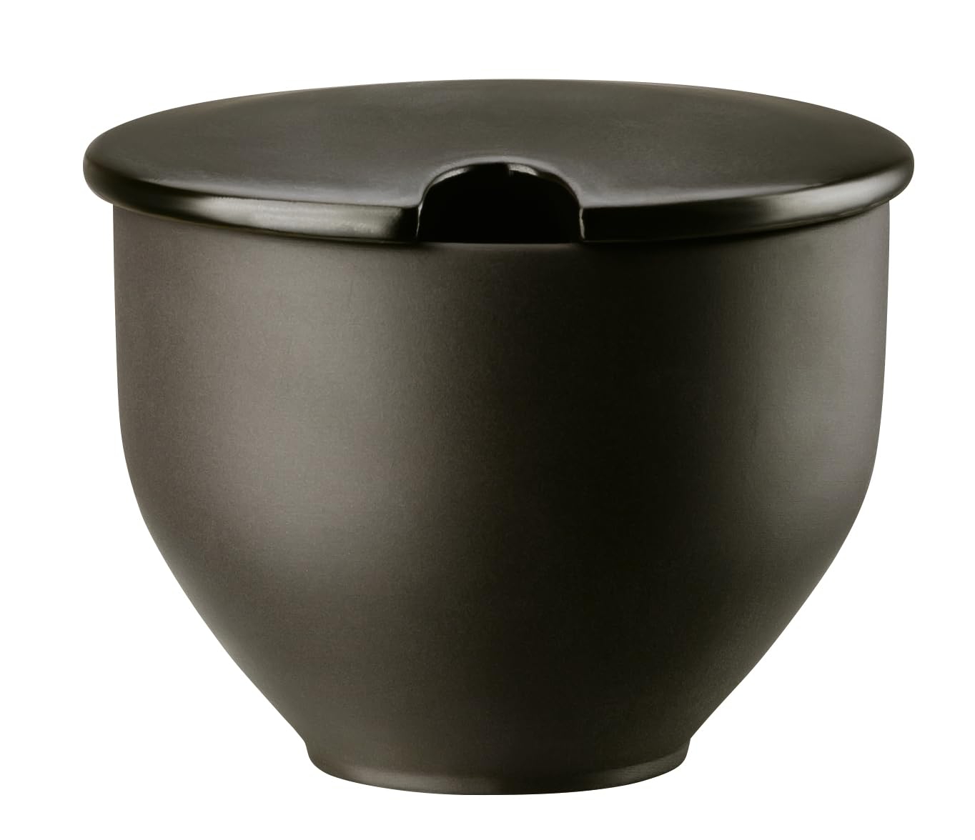 Rosenthal Junto Slate Grey Zuckerdose mit Einschnitt 0,28 l