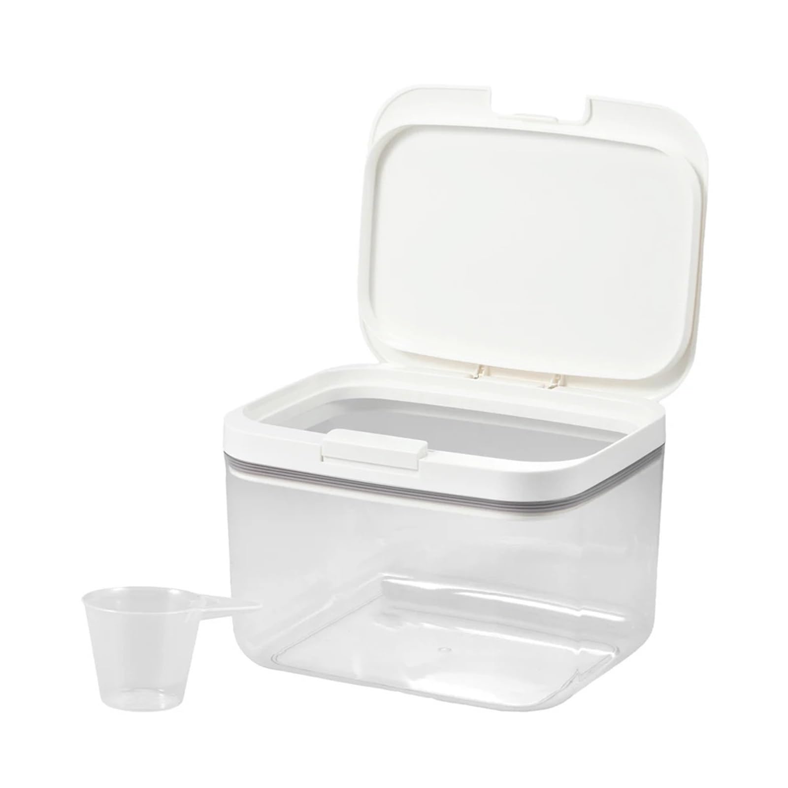 YDYAENIO laundry pods storage container Laundry Container 2.8/4.5/5.5L Dishwasher Pods Storage Box Case with Measure Cup for Home(2.8L)